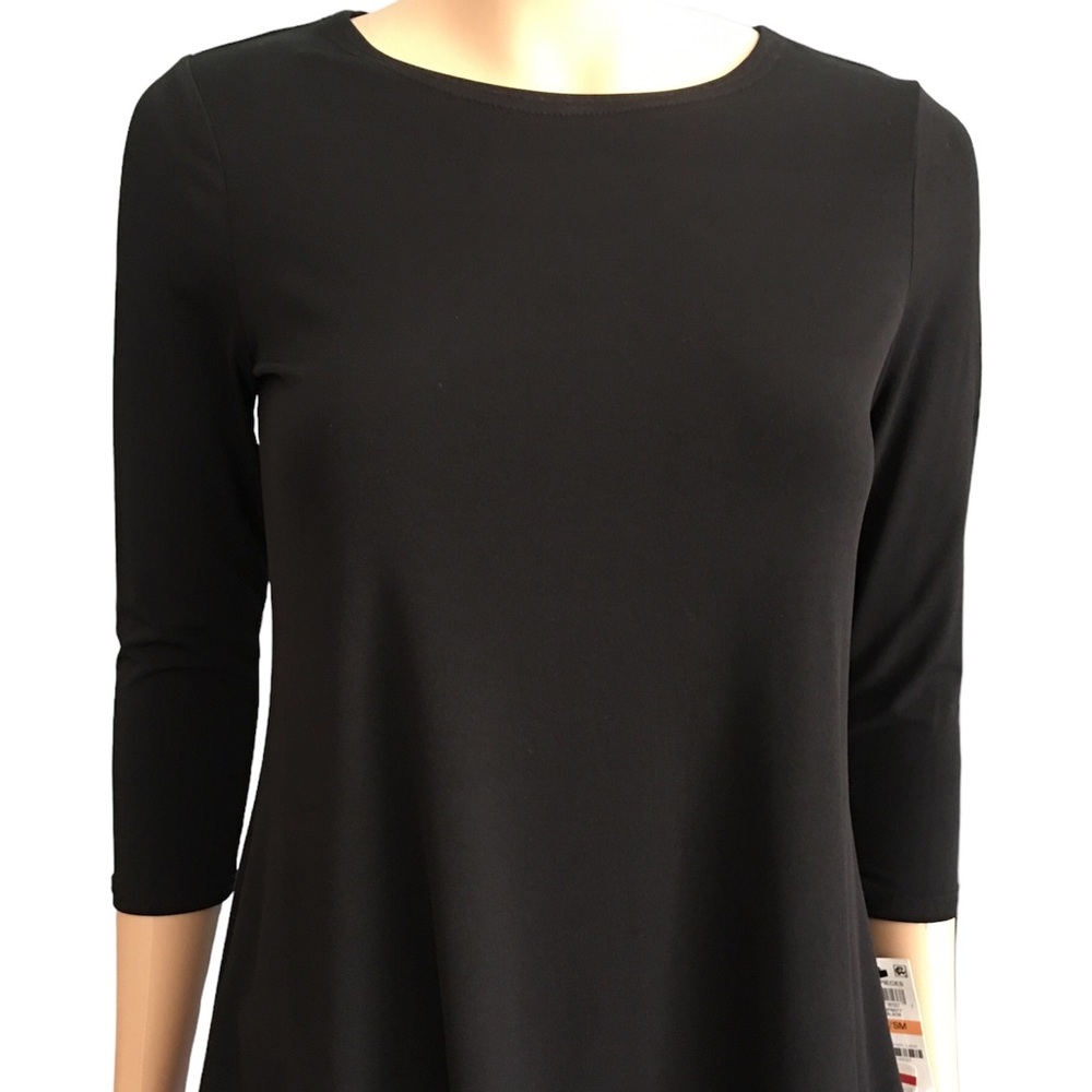 NWT Alfani Black high low swing top in P/S